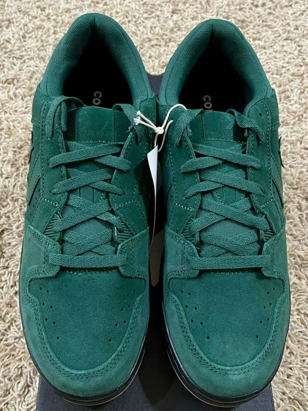 Converse Men's CL98 Suede Low Top Sneakers Shoes Green, Size 12 (New)